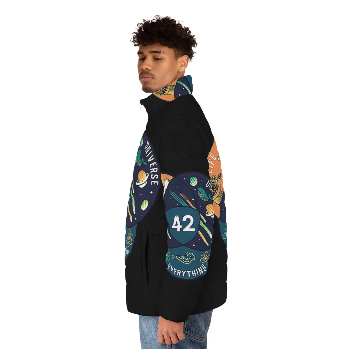 42 Answer to Life, Universe & Everything Puffer Jacket