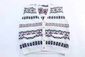 90's Lacoste Knitted Patterned Sweater Vest