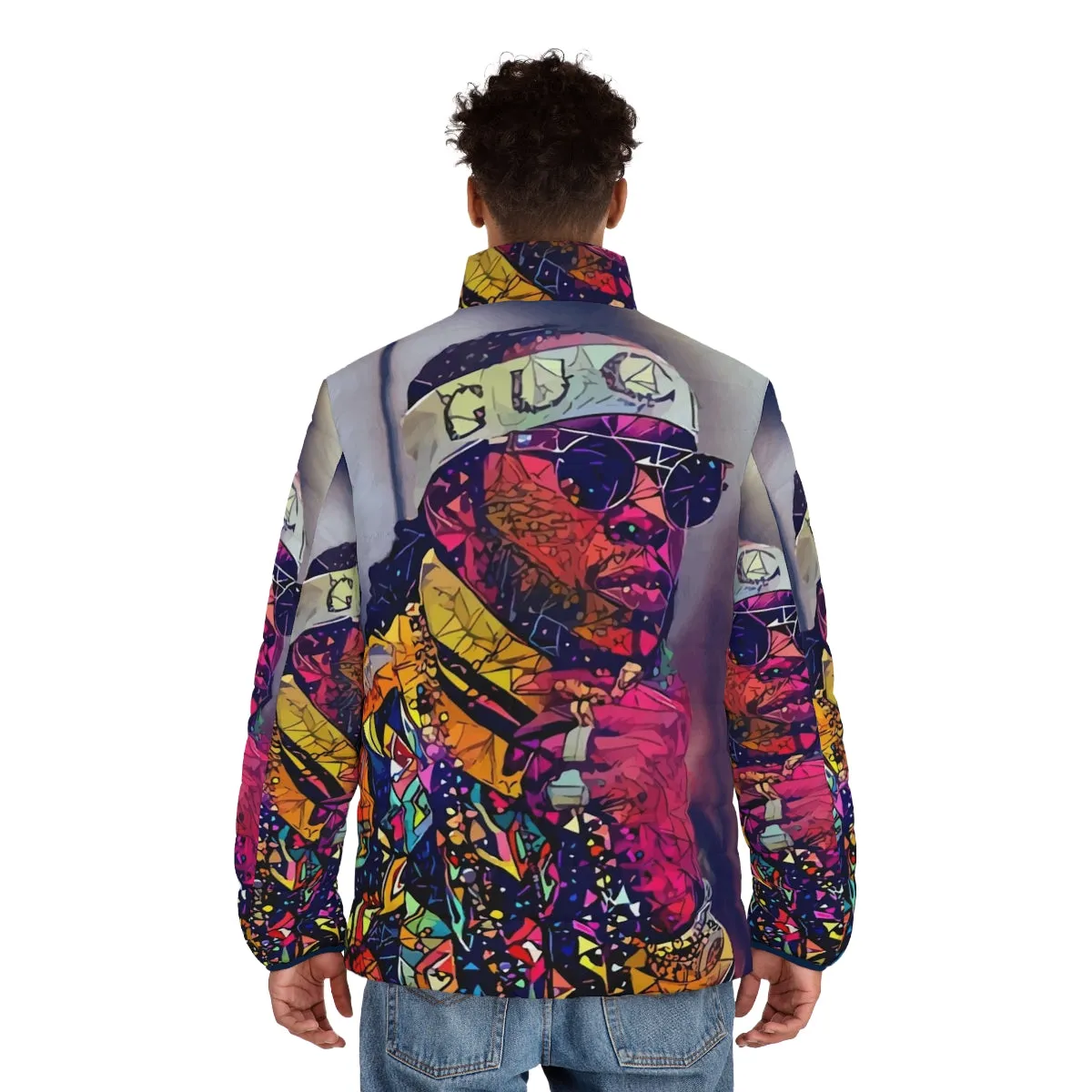 Abstract 2 Chainz Puffer Jacket | Stylish Trap Music Apparel