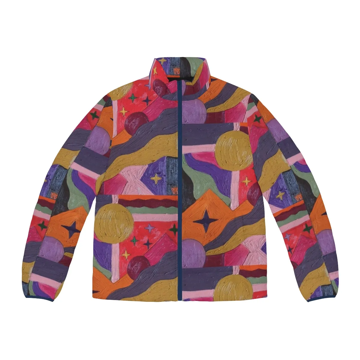 Abstract 2 Chainz Puffer Jacket | Stylish Trap Music Apparel