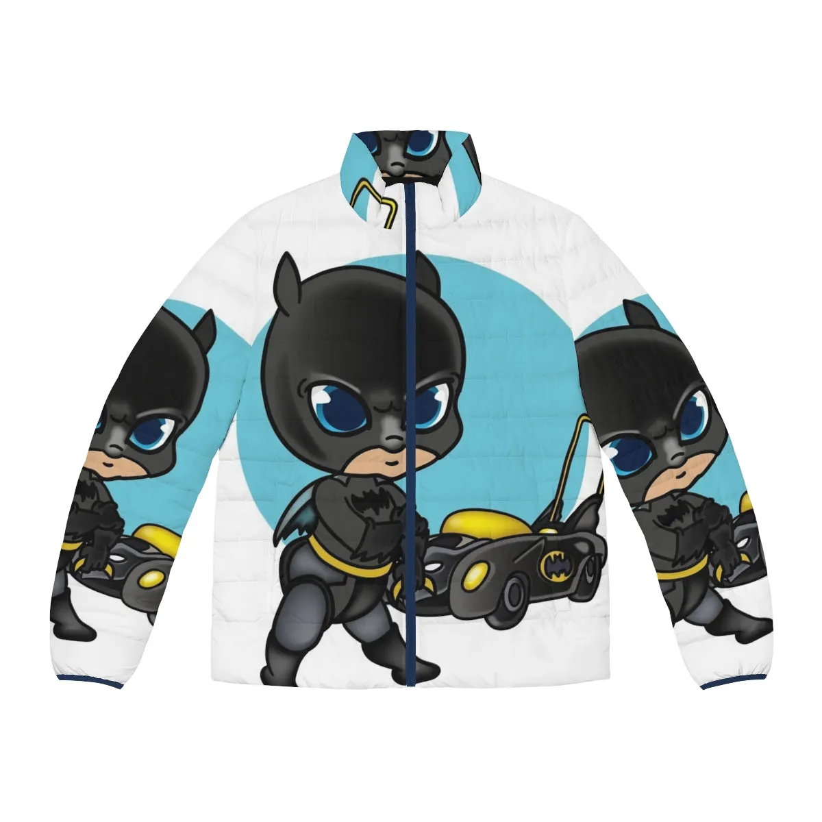 Adorable Baby Bat Superhero Puffer Jacket