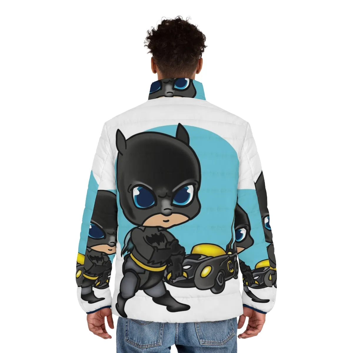 Adorable Baby Bat Superhero Puffer Jacket