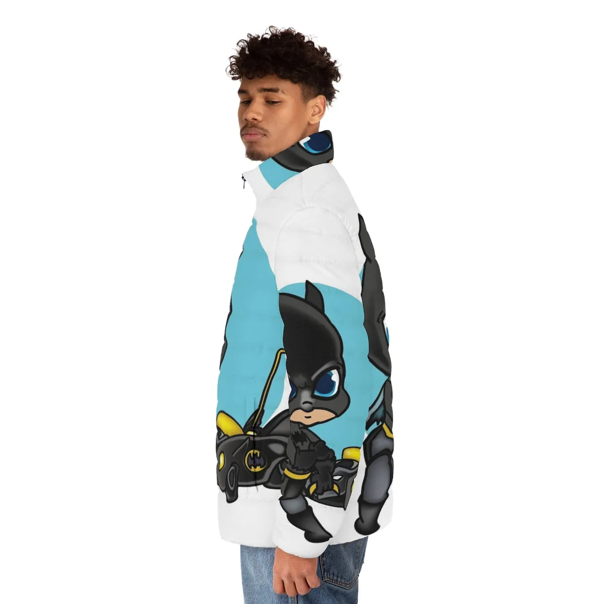 Adorable Baby Bat Superhero Puffer Jacket