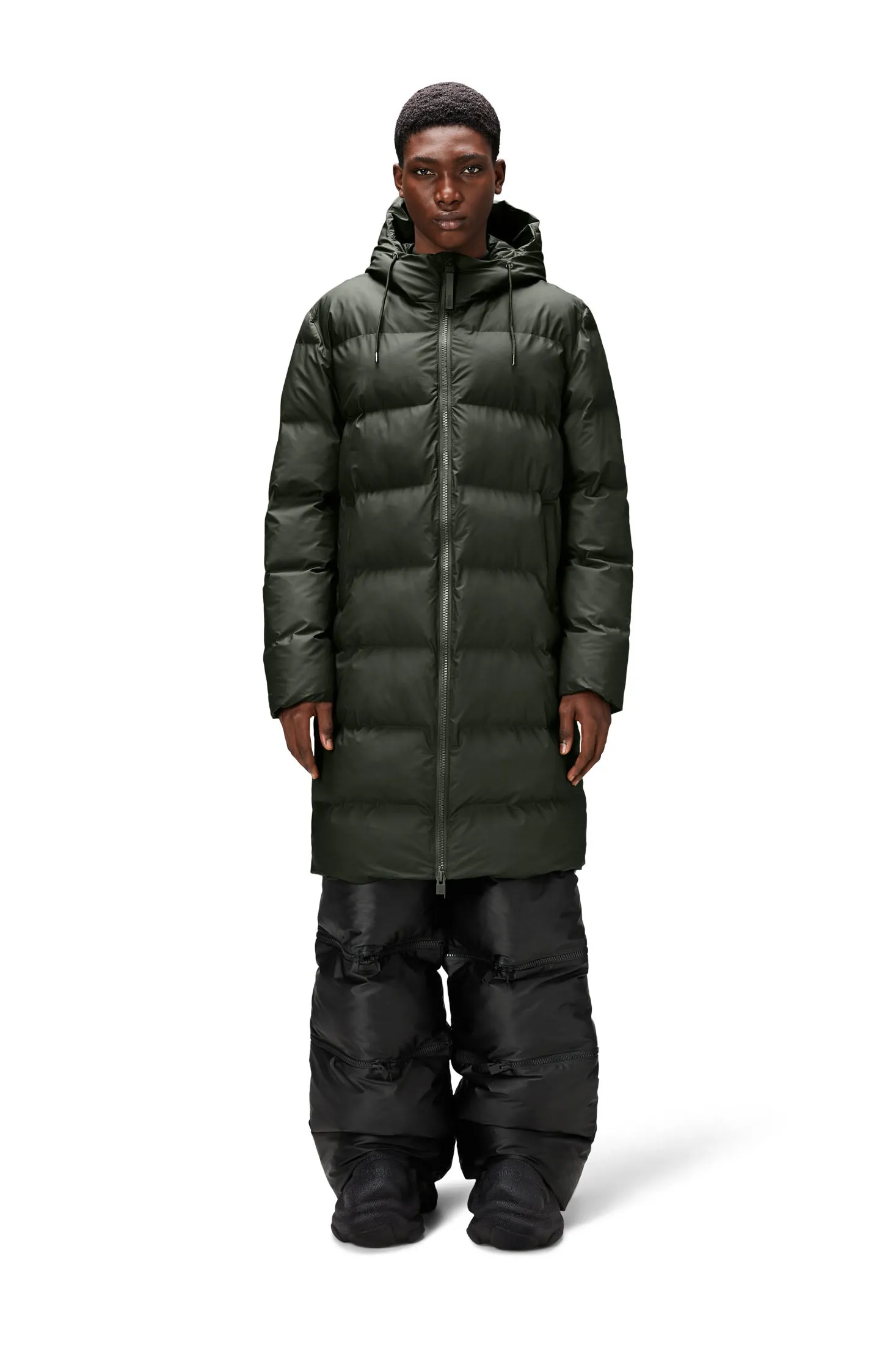 Alta Longer Puffer Jacket - Green