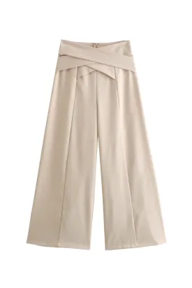 'Bella' Versatile Casual Wide-leg Trousers