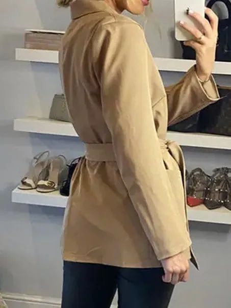 Black and Beige Women's Blazer