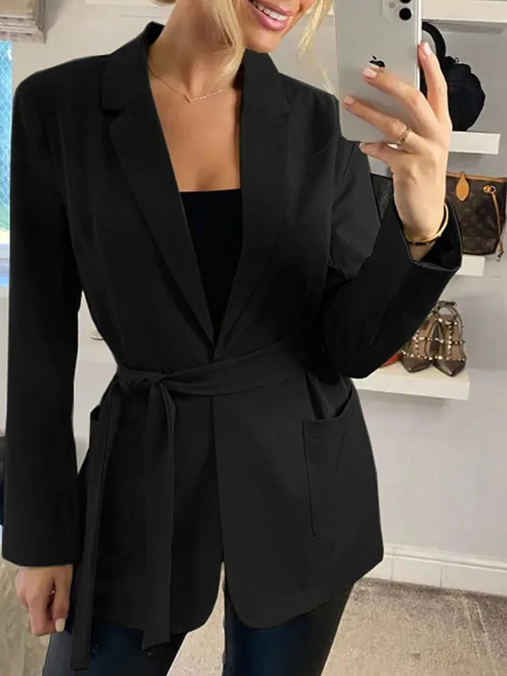 Black and Beige Women's Blazer