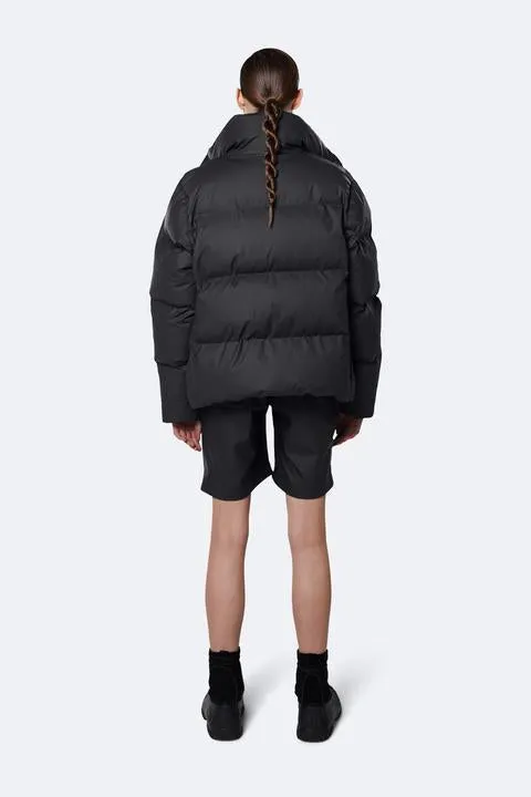 Boxy Puffer Jacket - Black