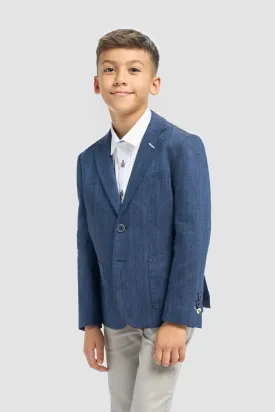 Boys Luigi Navy Blazer