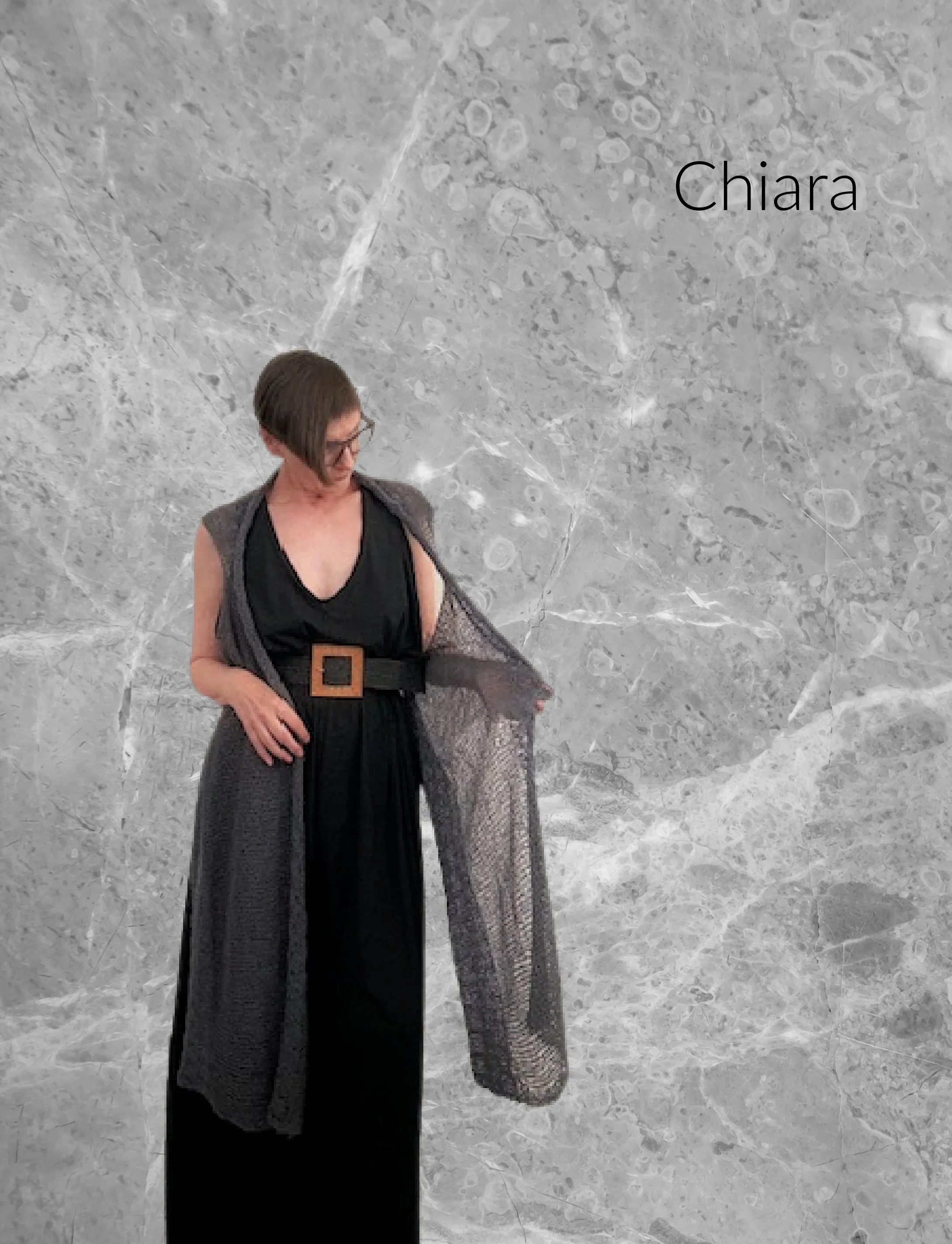 Chiara vest, knit kit