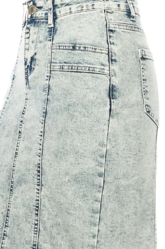 Clarinet Stone Denim Skirt