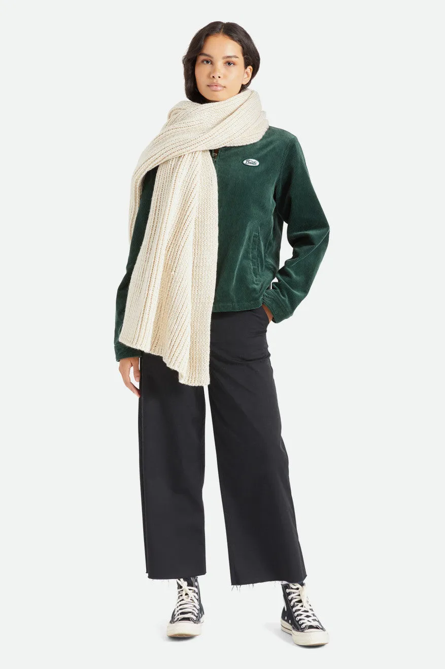 Dillon Scarf - Off White/Dove Marl