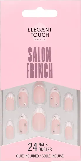 Elegant Touch French Nails No 128