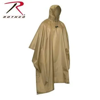 GI Type Military Rip-Stop Poncho