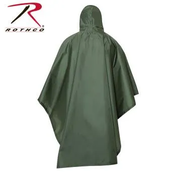 GI Type Military Rip-Stop Poncho