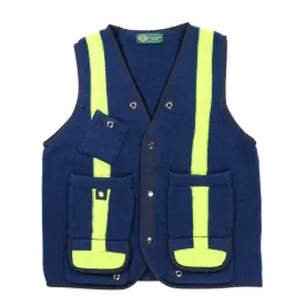 GIM CONTEXT KNITTED REFLECTOR VEST BLUE