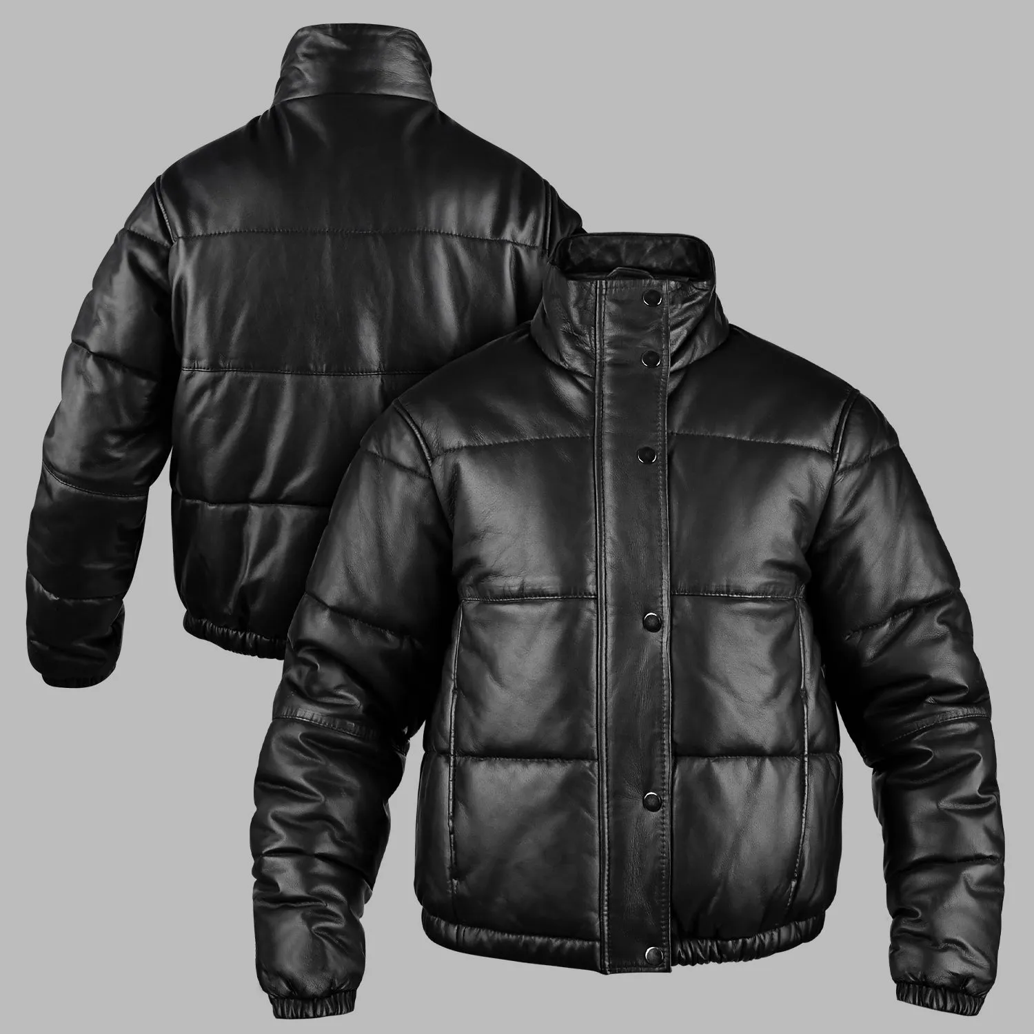 Jet Black Thermal Puffer