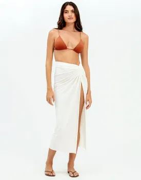 Karen Midi Skirt - Off White