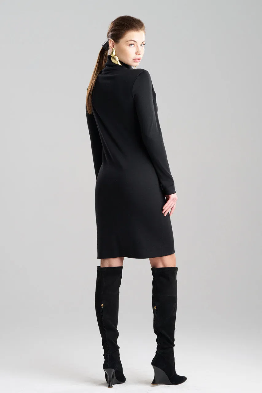 Layering Jersey Turtleneck Dress