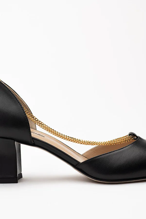 Linda Black D'orsay Shoes