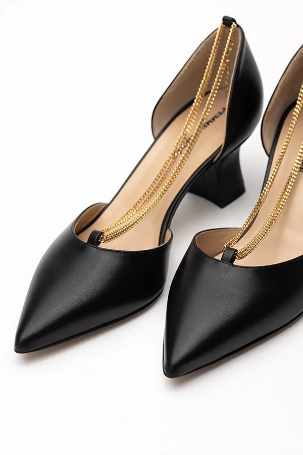 Linda Black D'orsay Shoes