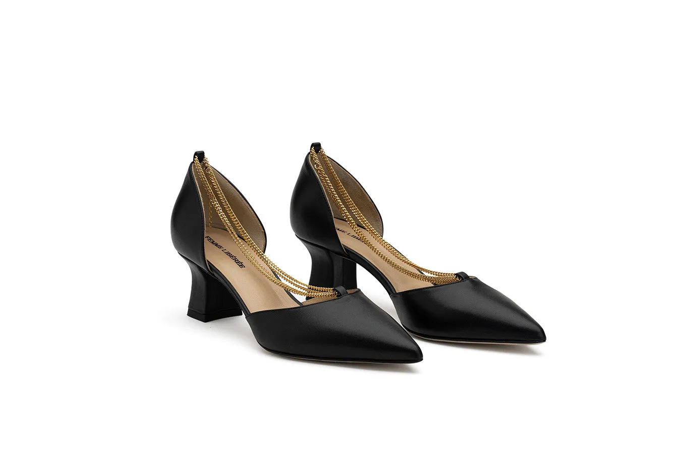 Linda Black D'orsay Shoes