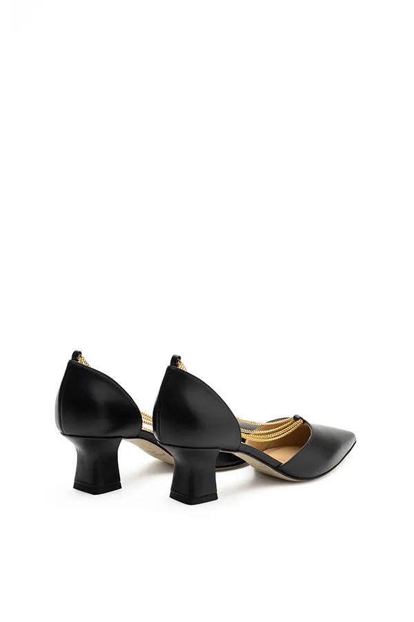 Linda Black D'orsay Shoes