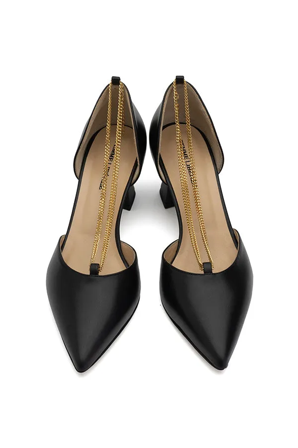 Linda Black D'orsay Shoes