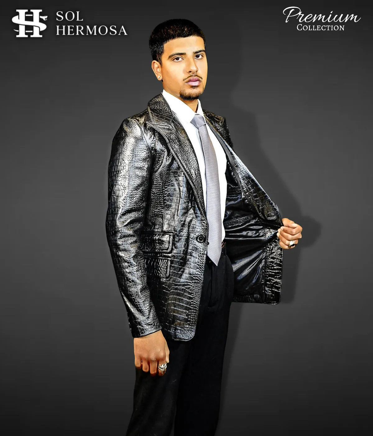 Men's Real Leather Blazer - Fernandez