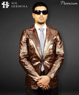 Men's Real Leather Blazer - Fernandez