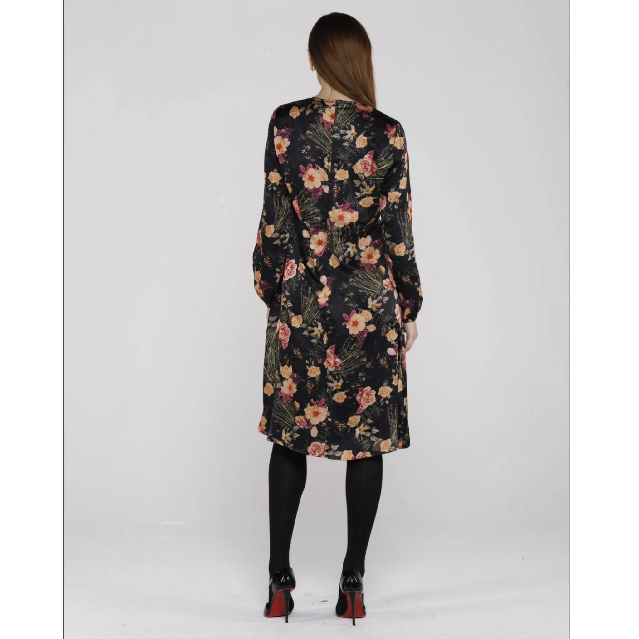 Natalie Floral Puff Sleeve Dress