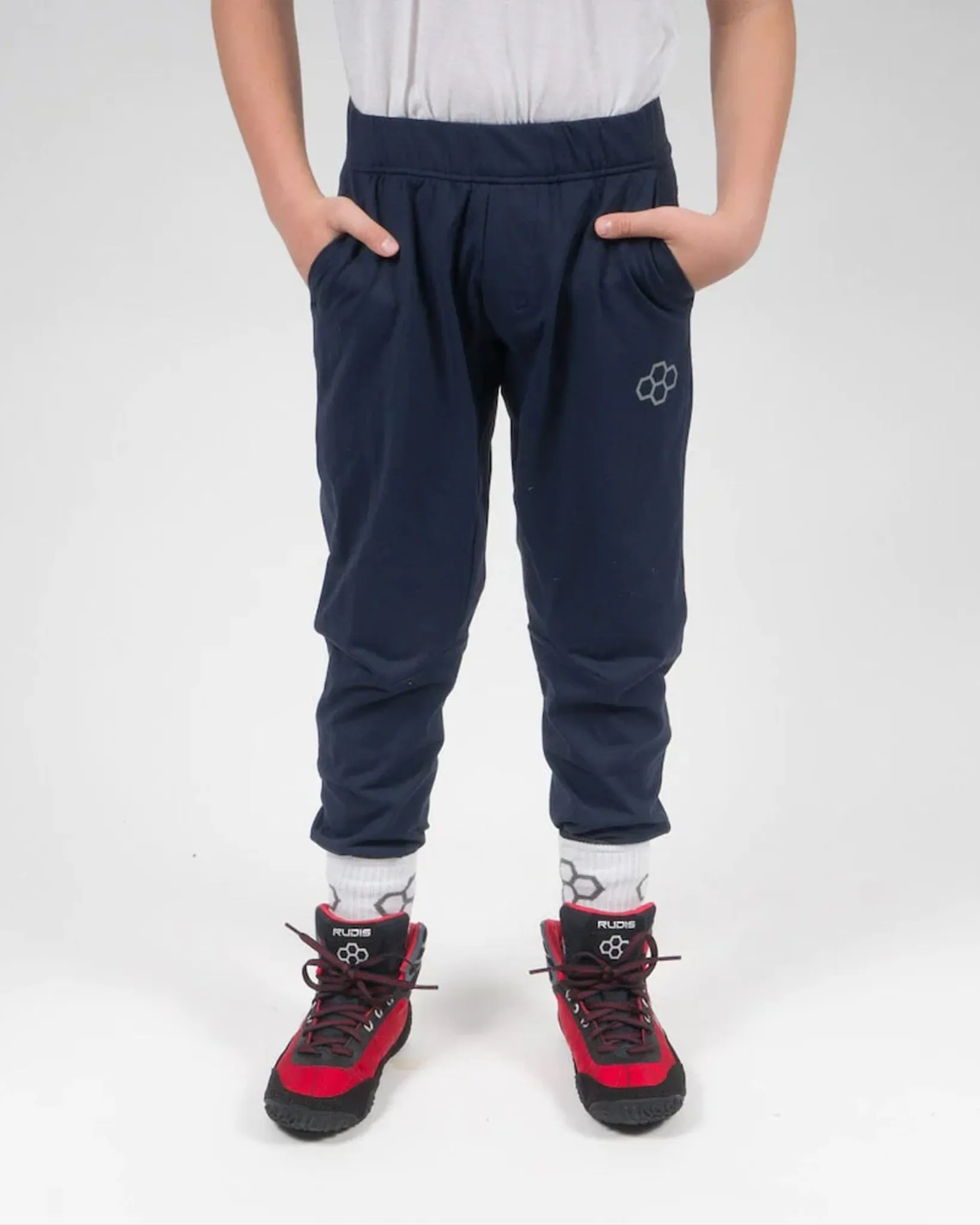 Navy RUDIS Hex Premier Youth Joggers