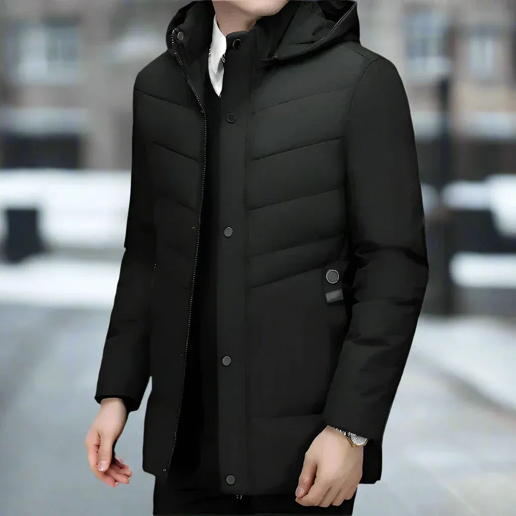 Olaf&Dave Parka | Lange waterdichte heren winterjas met warme fleece voering