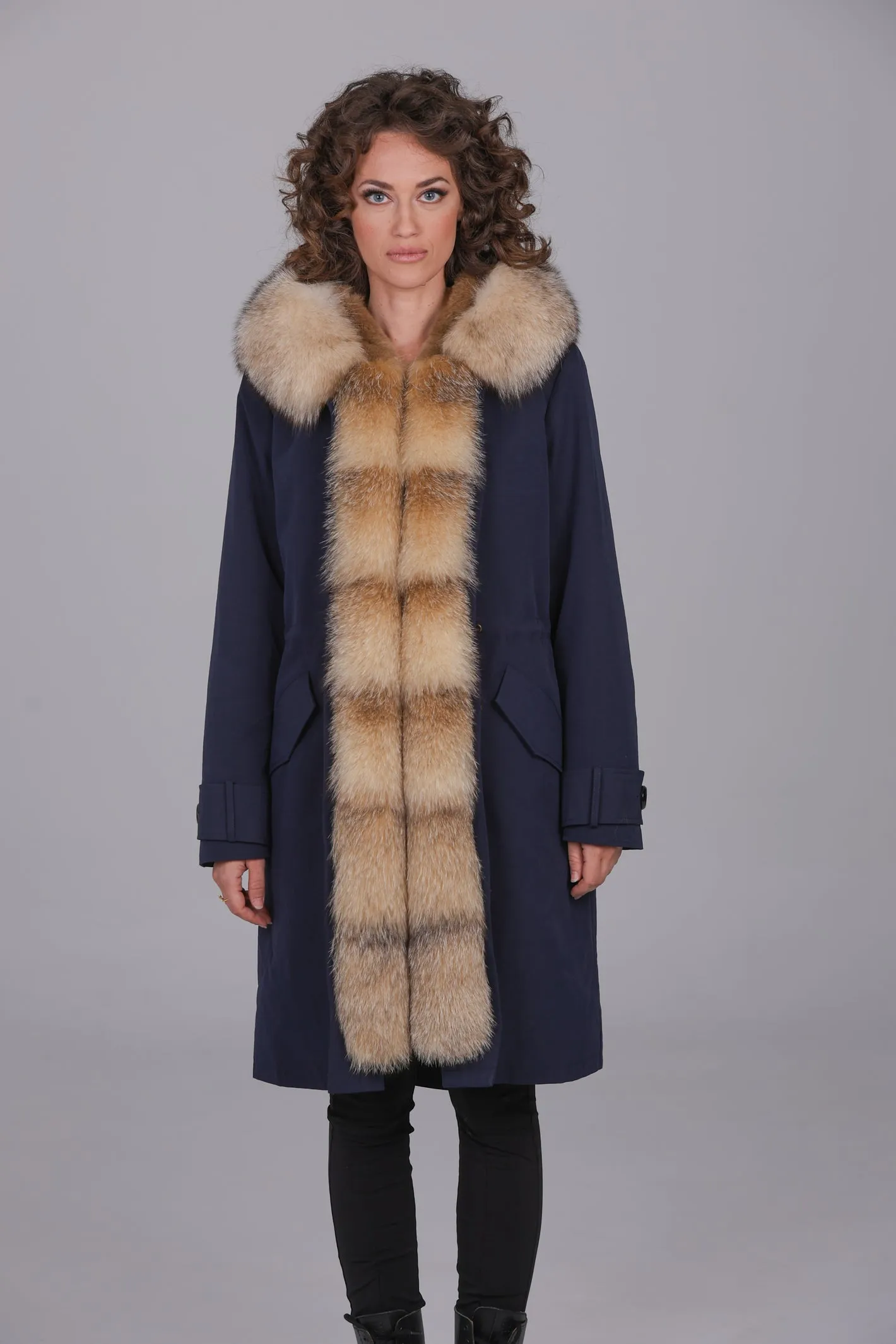 Parka in cotone tecnico impermeabile xlong  Cristal prestige