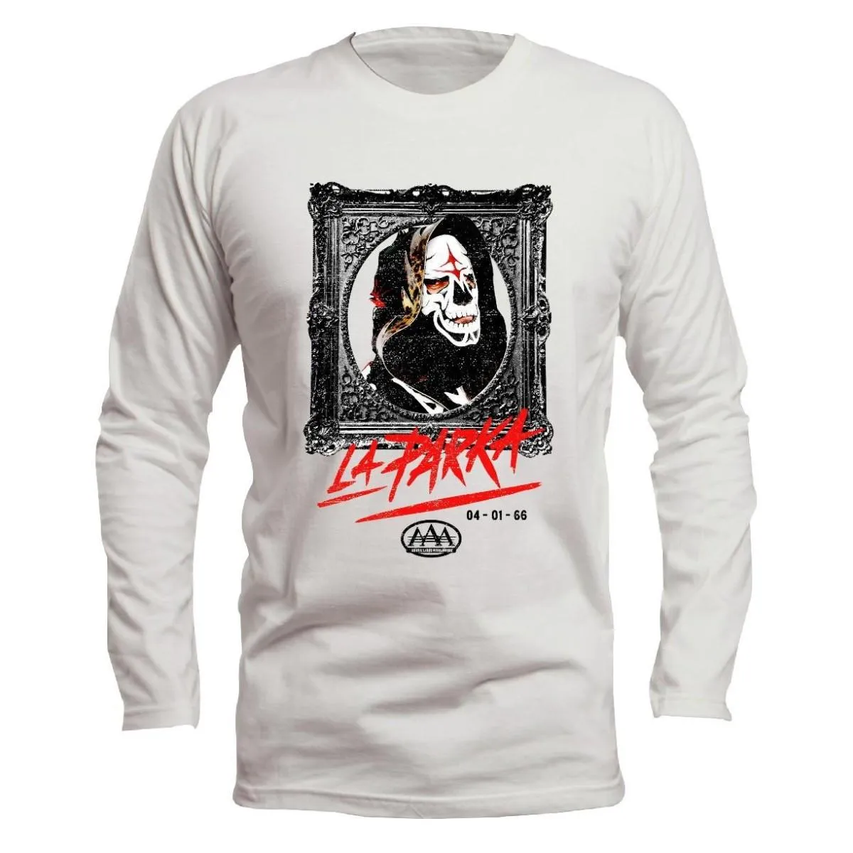 Playera Manga Larga Lucha Libre AAA Hombre La Parka OD77132