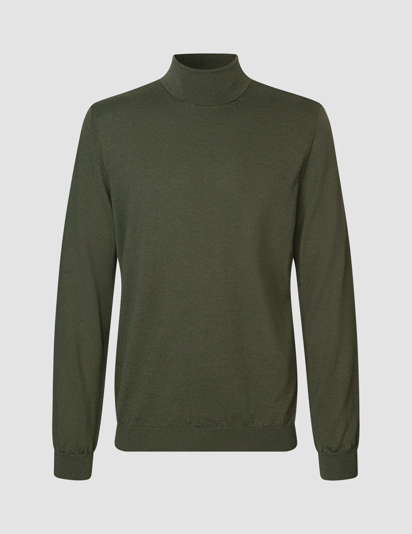 Premium Merino Turtleneck Nightfall Green