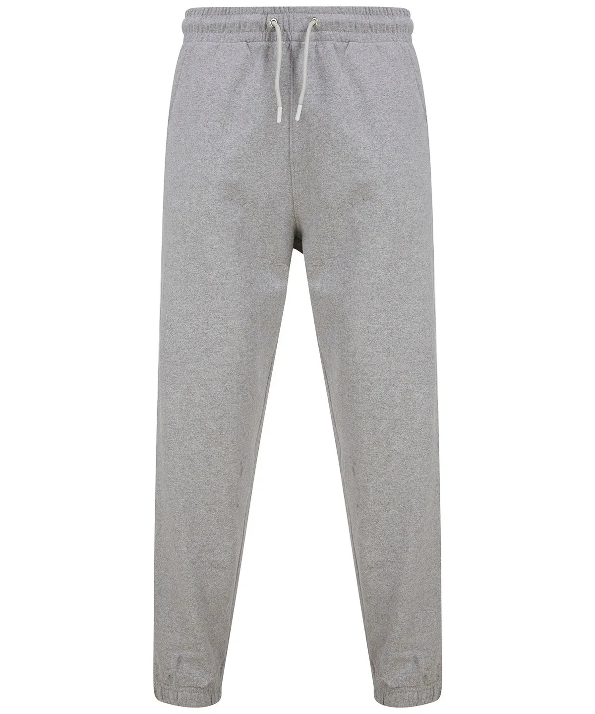 Unisex sustainable fashion cuffed joggers | Heather Grey