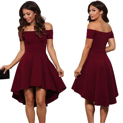 VenusFox Elegant Casual Off Shoulder Sexy Dress