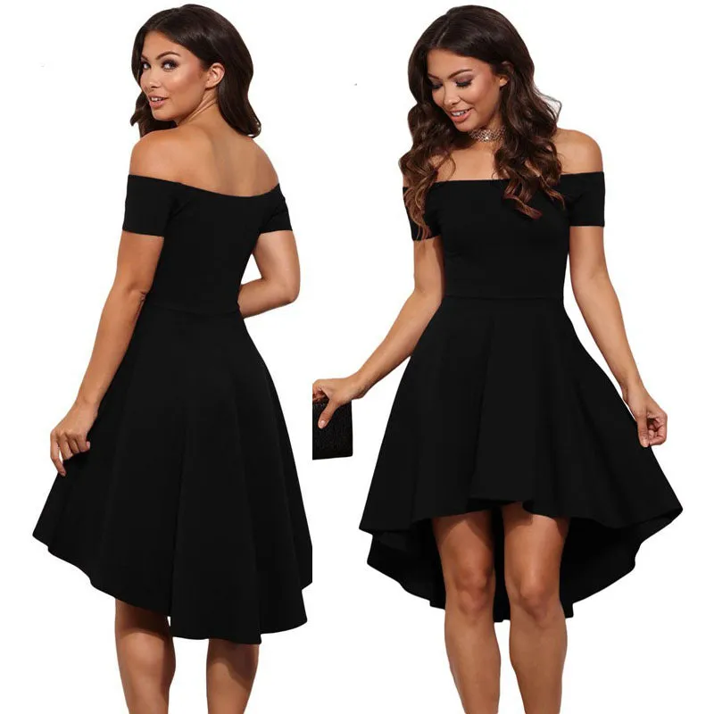 VenusFox Elegant Casual Off Shoulder Sexy Dress