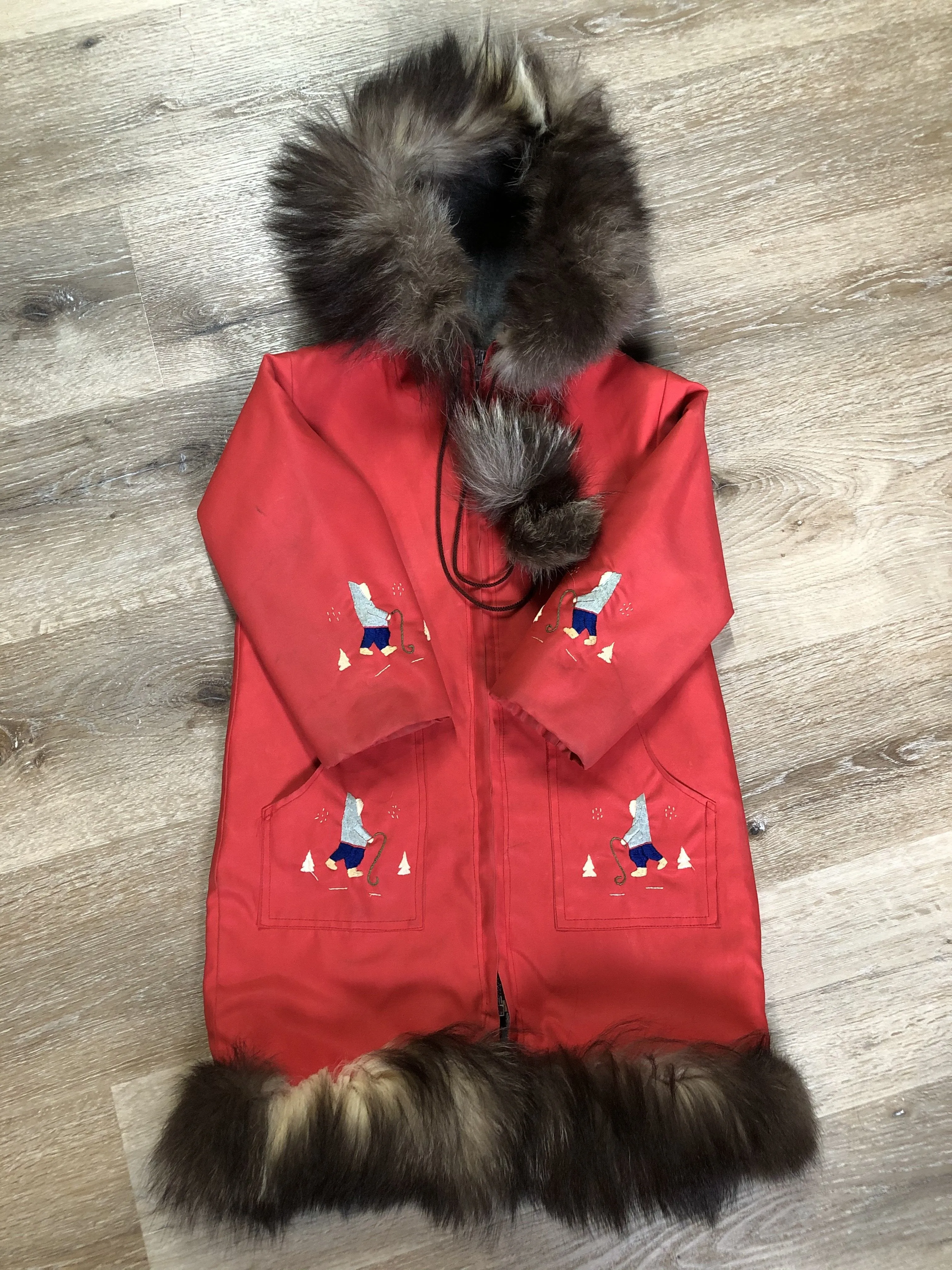 Vintage Children’s Red Northern Parka, Made in Canada SOLD