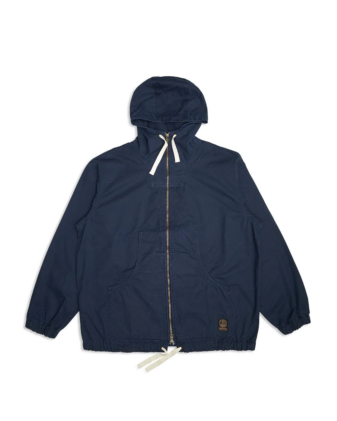 Waxed Landing Parka - Navy