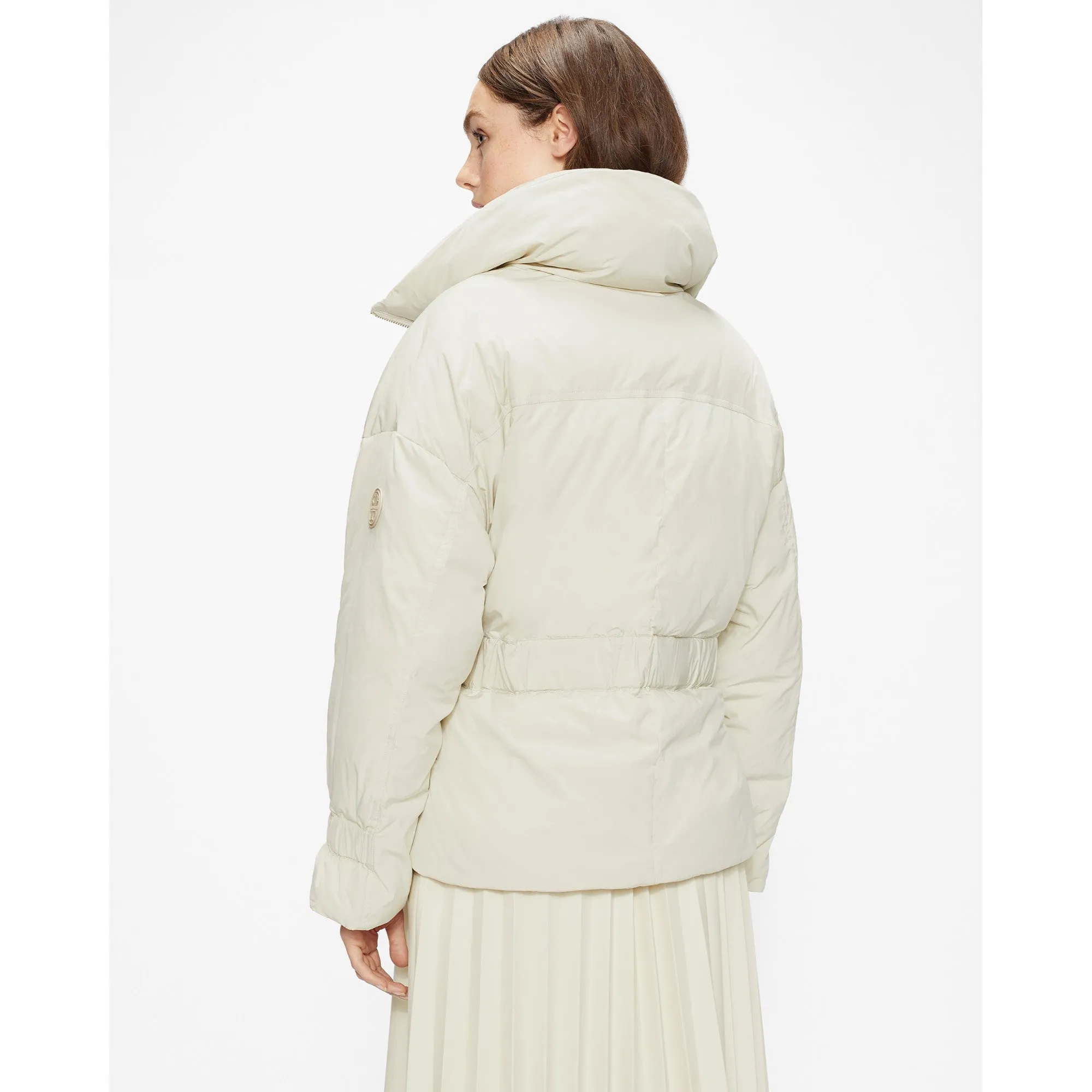 Women Wmo-Alexiii-Belted Puffer Jacket - White