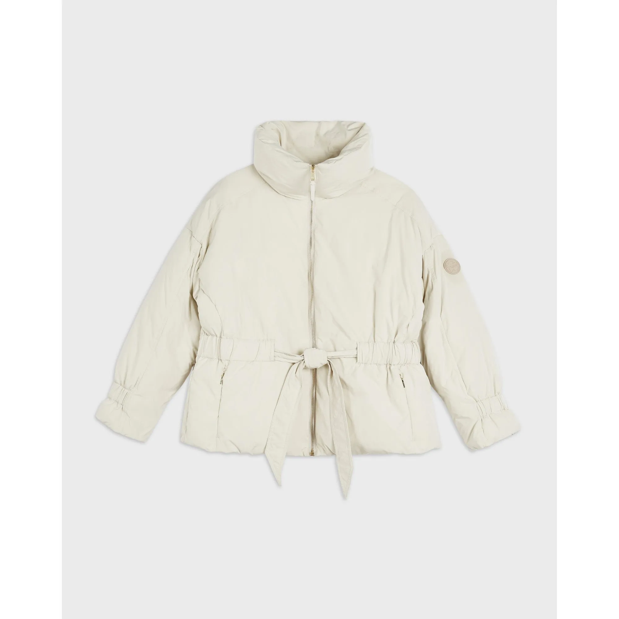 Women Wmo-Alexiii-Belted Puffer Jacket - White