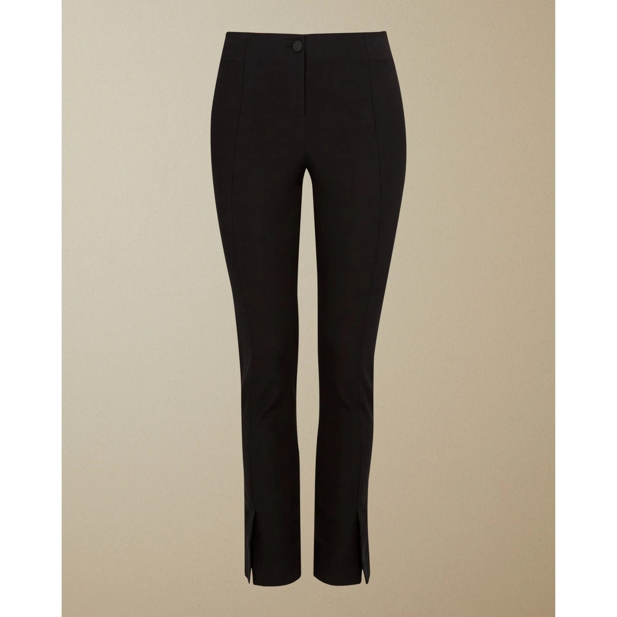 Women Wmt-Ozete-Split Front Detail Trouser - Black