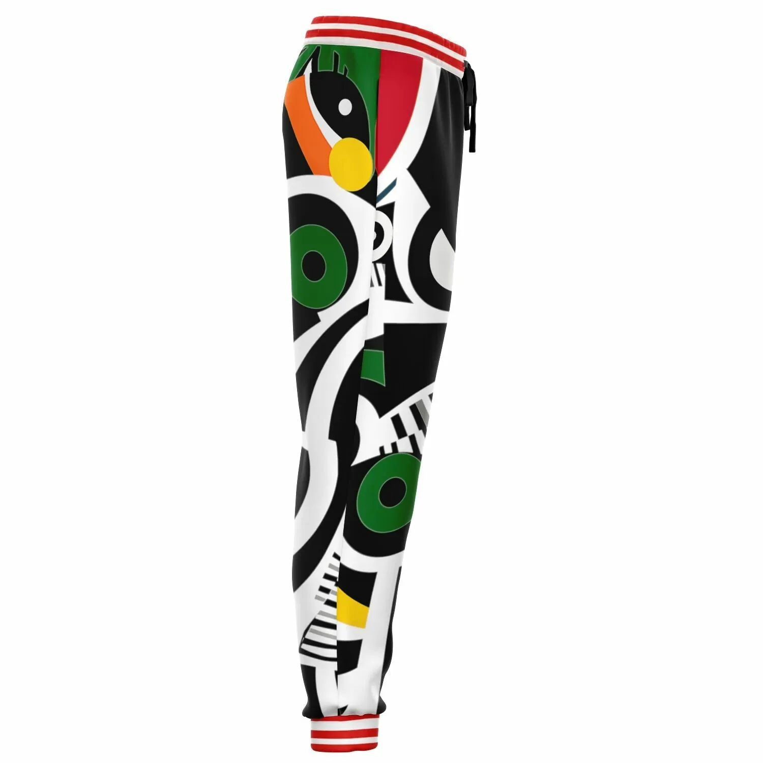 Zebra in African Abstract Short Sleeve Eco-Poly Unisex Joggers